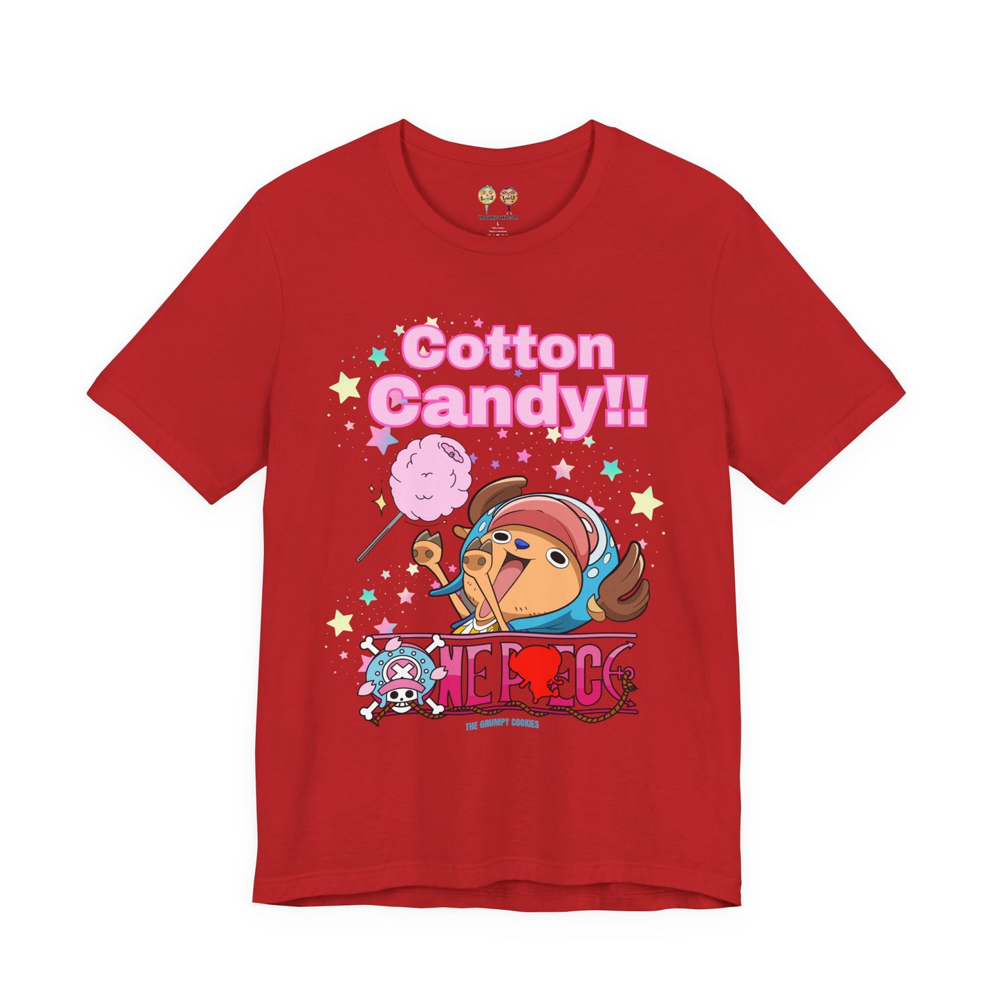 One Piece - Chopper Loves Cotton Candy Unisex Jersey Short Sleeve Tee