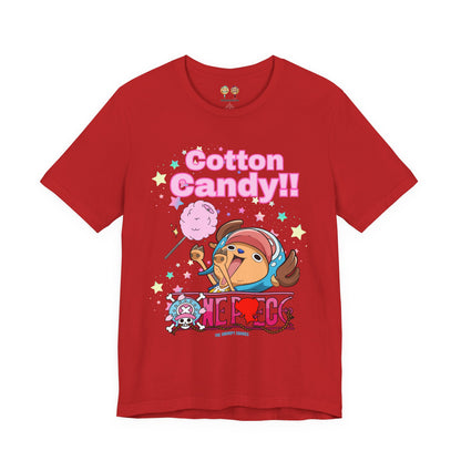 One Piece - Chopper Loves Cotton Candy Unisex Jersey Short Sleeve Tee