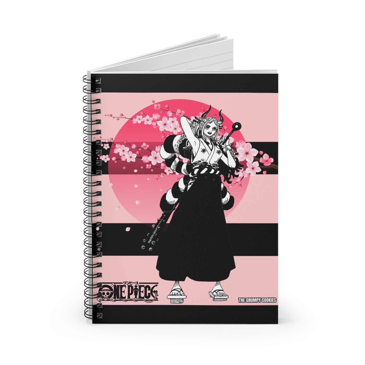 One Piece -  Cherry Blossoms & Yamato Ruled Notebook