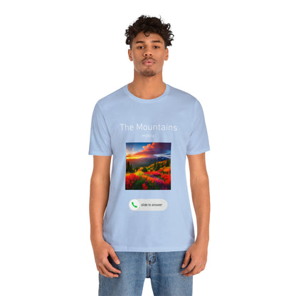 Mountains Calling Short Sleeve Tee