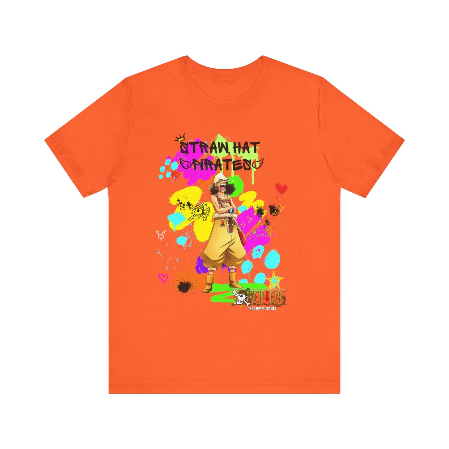 One Piece - Graffiti Usopp  Unisex Jersey Short Sleeve Tee