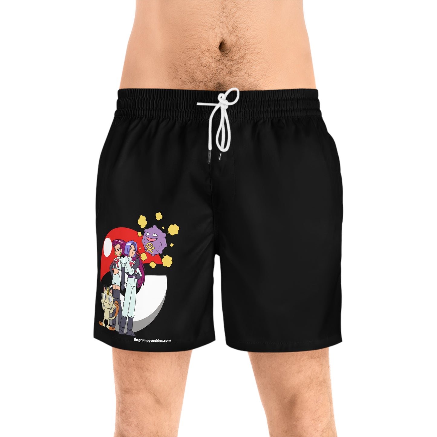 Team Rocket Strikes Again Mid-Length Swim Shorts