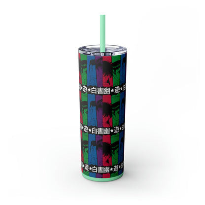 Yu Yu Hakusho Skinny Tumbler with Straw, 20oz