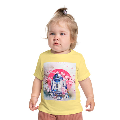 Star Wars - Cherry Blossom R2D2 Baby Short Sleeve T-Shirt