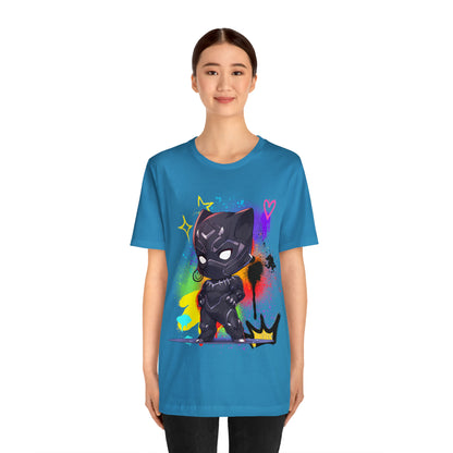 Black Panther Jersey Short Sleeve Tee