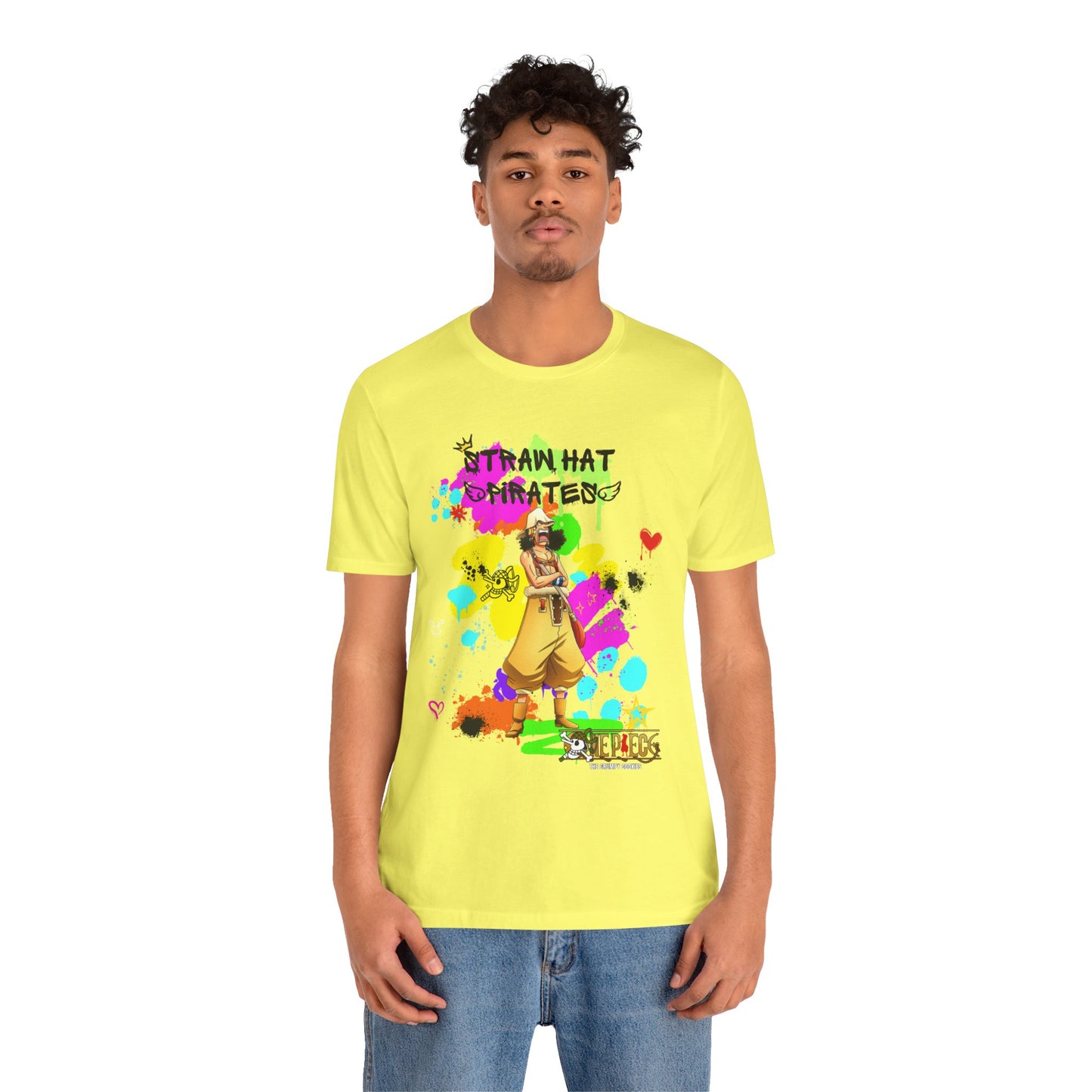 One Piece - Graffiti Usopp  Unisex Jersey Short Sleeve Tee