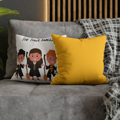 Three Amigos Spun Polyester Square Pillow Case