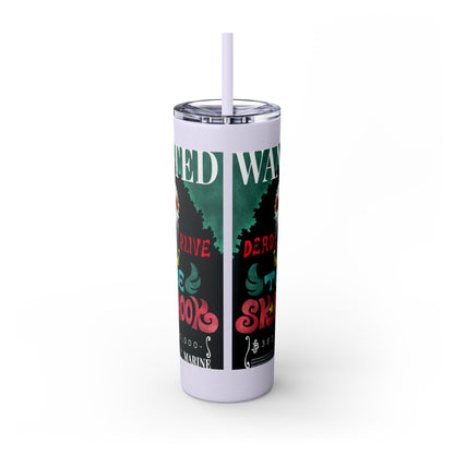 One Piece - Brook Wanted Poster Tumbler with Straw, 20oz
