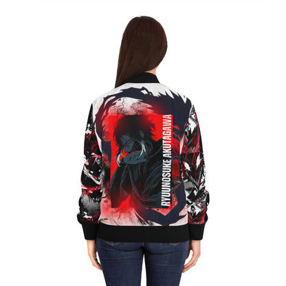 A Boy and His Demons Women's Bomber Jacket (AOP)