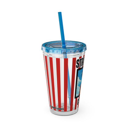 One Piece- Captain Luffy Sunsplash Tumbler with Straw, 16oz