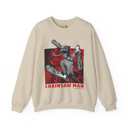 Denji Chainsaw Man  Unisex Heavy Blend™ Crewneck Sweatshirt