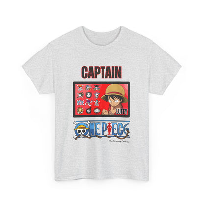 Captain Luffy Unisex Heavy Cotton Tee