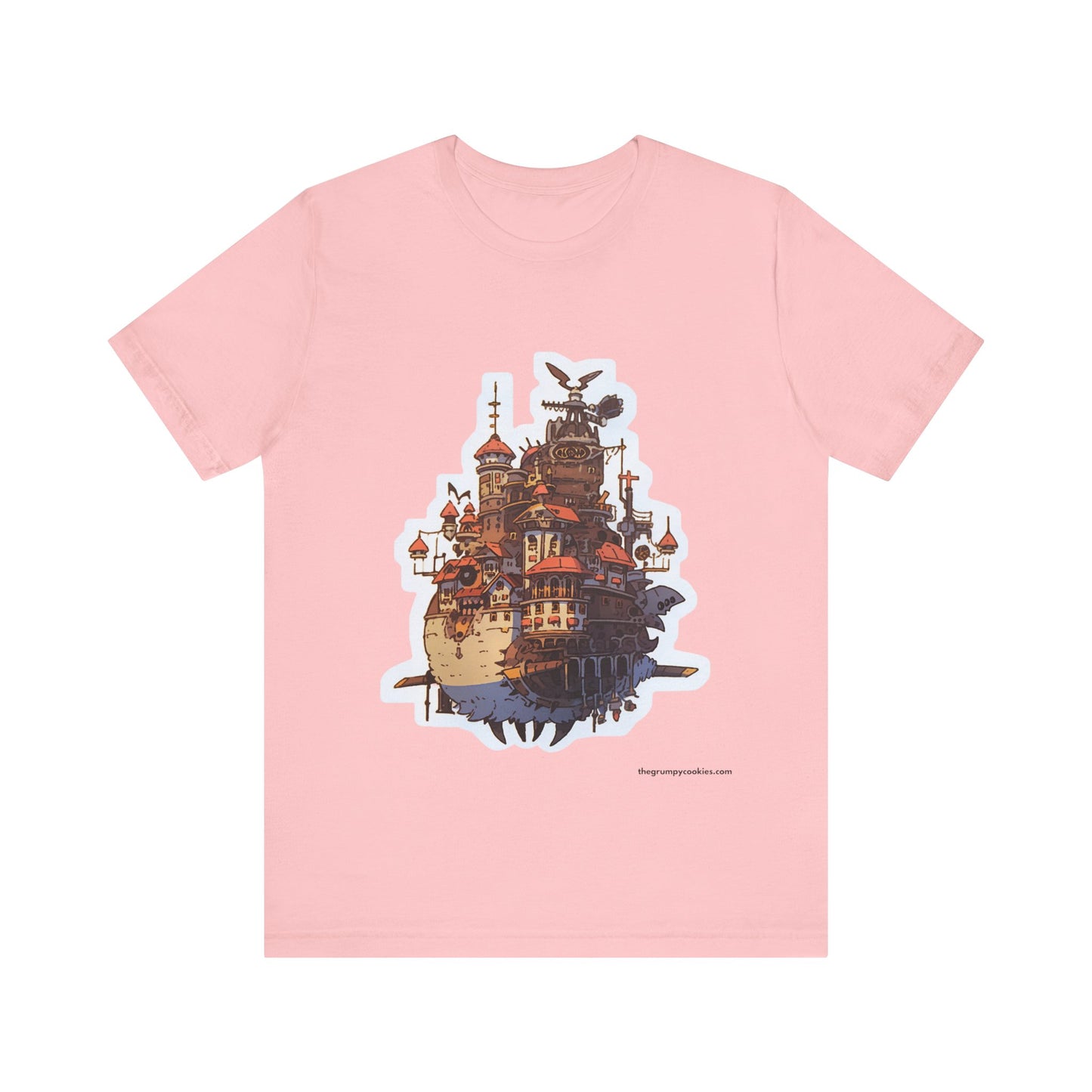 Howl's Moving Castle Jersey Short Sleeve Tee