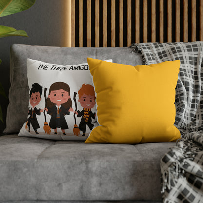 Three Amigos Spun Polyester Square Pillow Case