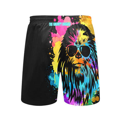 Star Wars - Ladies Love Cool Chewie Men's Mid-Length Beach Shorts