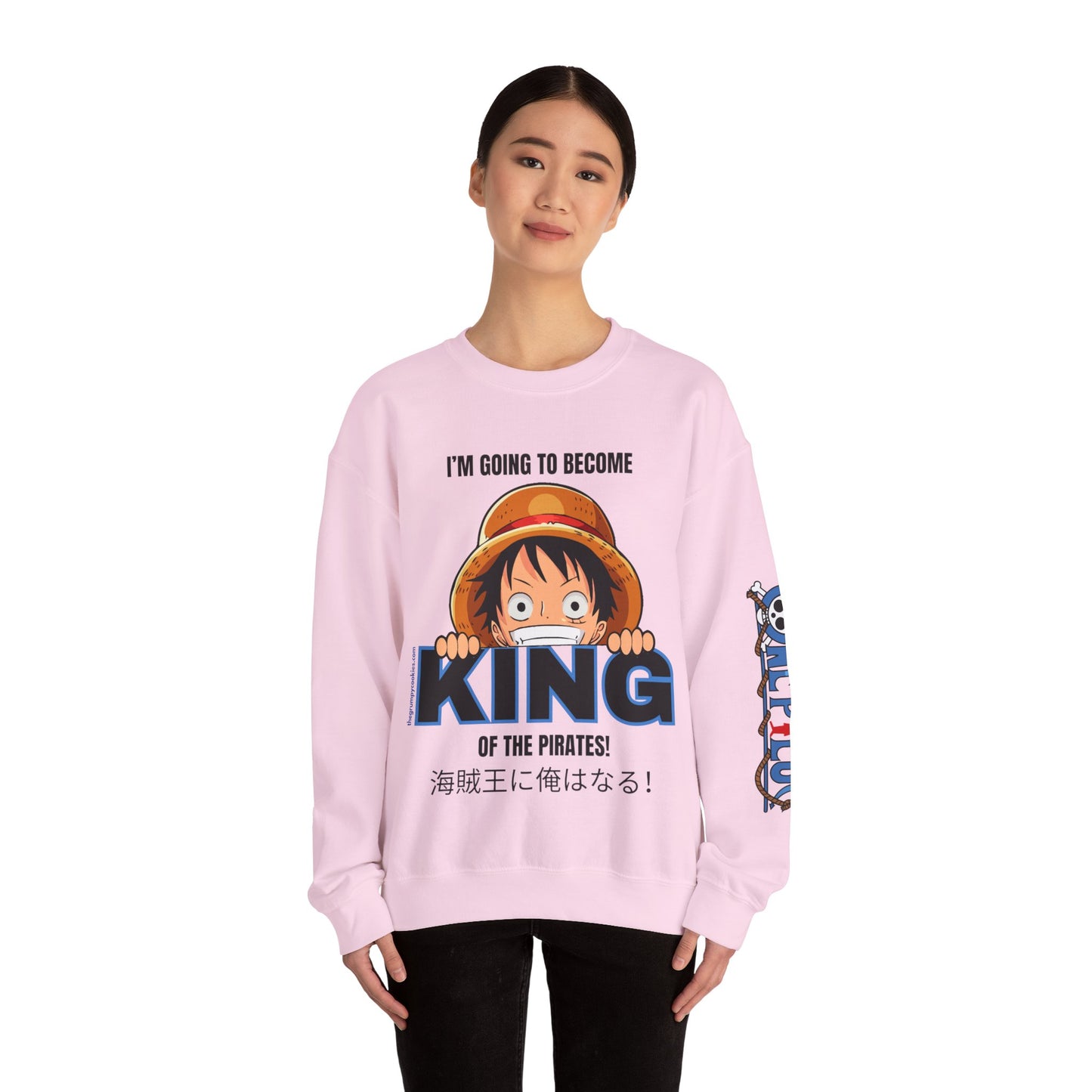 Pirate King Luffy Unisex Heavy Blend™ Crewneck Sweatshirt