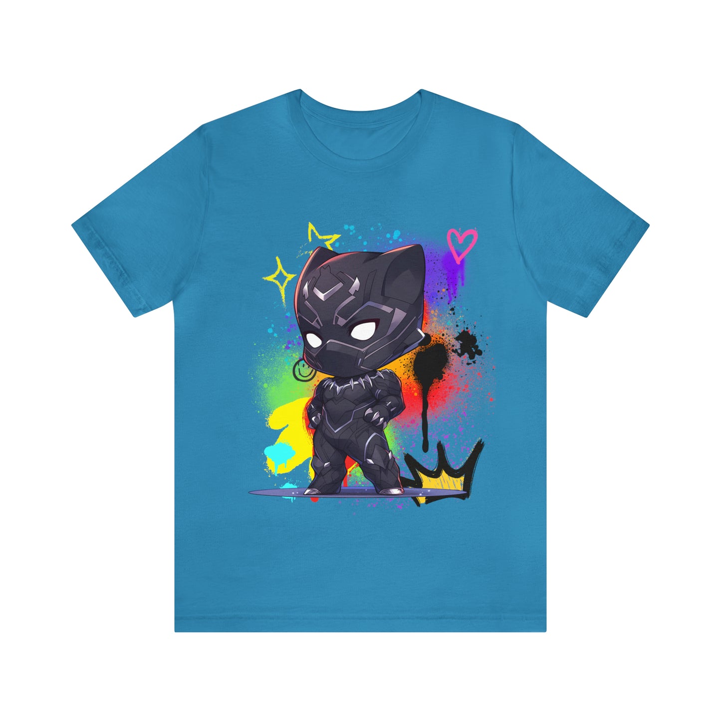 Black Panther Jersey Short Sleeve Tee