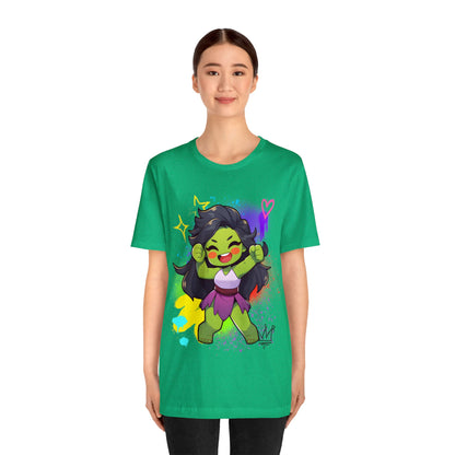 She Hulk Jersey Short Sleeve Tee