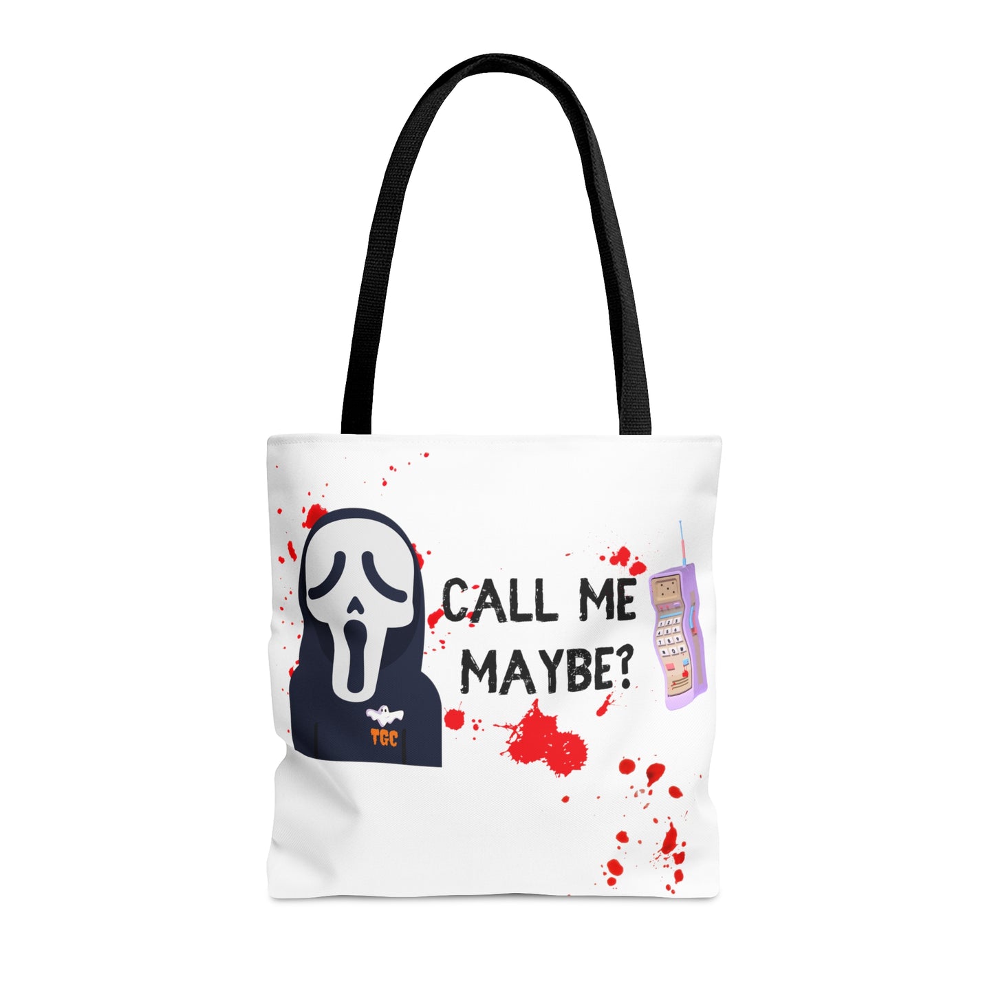 Ghostface Call Me Tote Bag