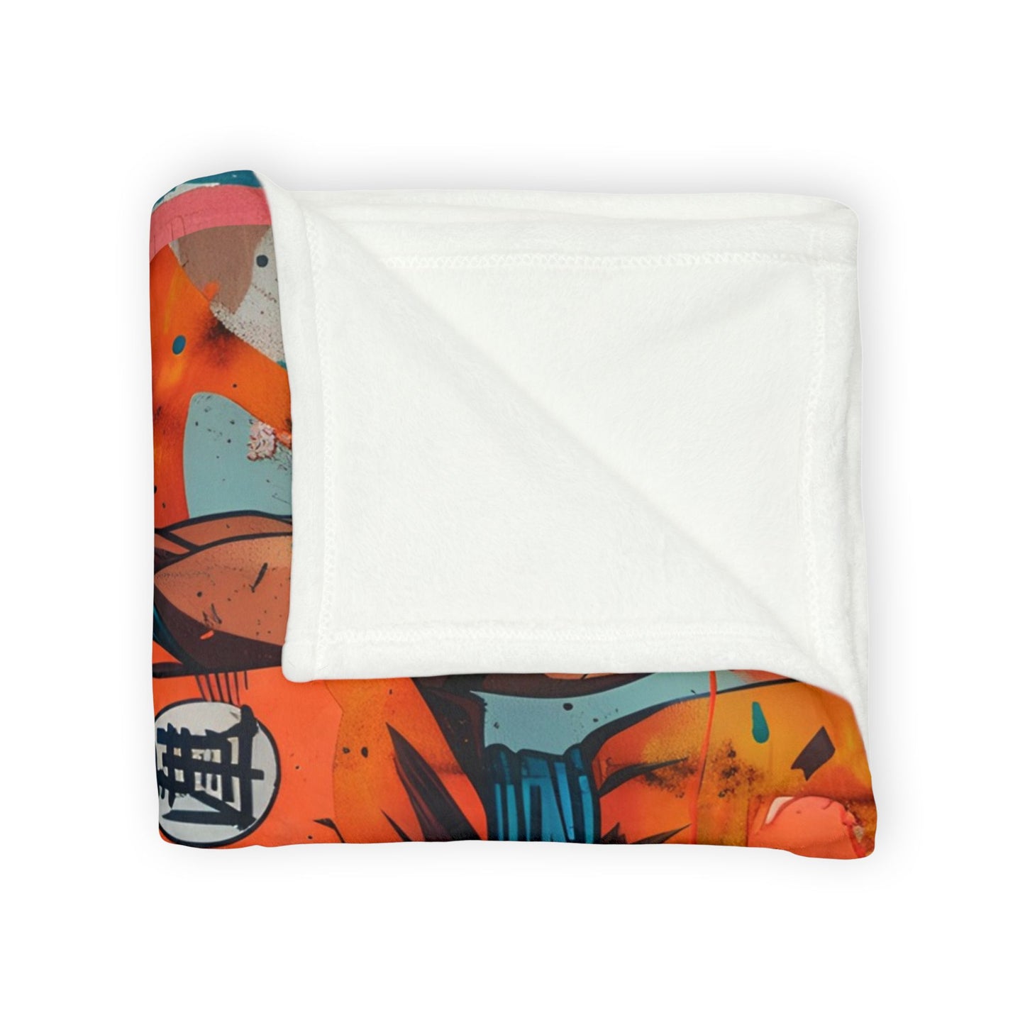 Dragon Ball- Orange Goku Polyester Blanket