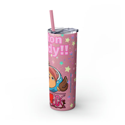 Chopper Skinny Tumbler with Straw, 20oz