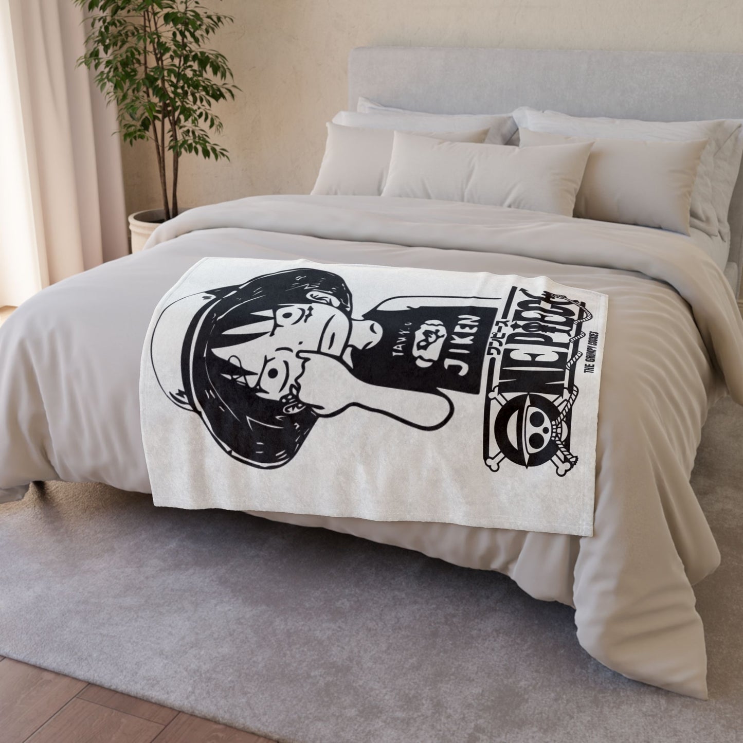One Piece - Tastes Just Like Jiken Polyester Blanket