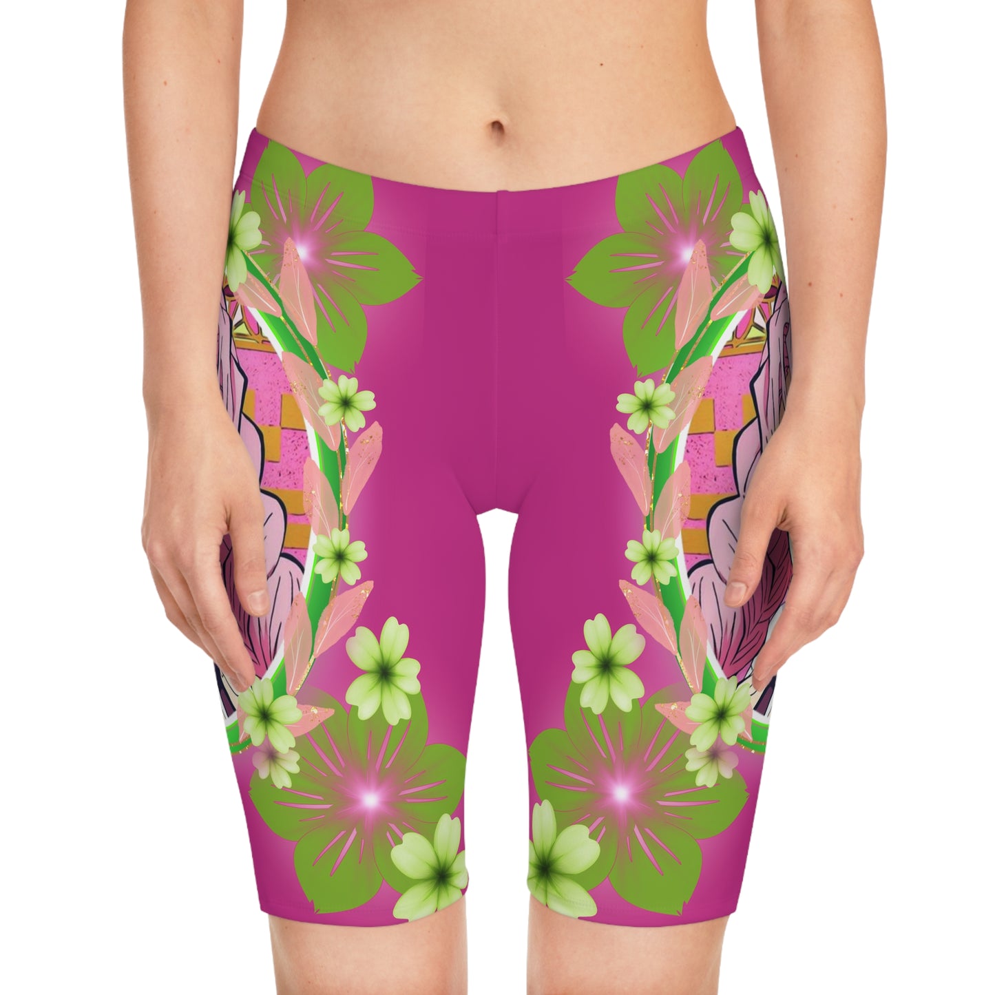 Demon Slayer - Love Me Hashira Mitsuri Women's Bike Shorts