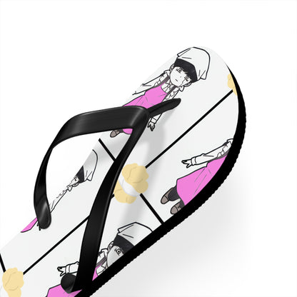 Mash loves Cream Puffs Unisex Flip Flops