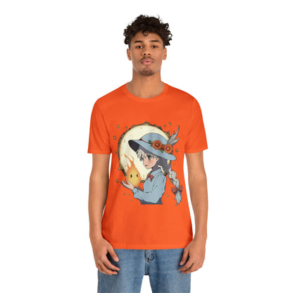 Howl's Moving Castle Jersey Short Sleeve Tee