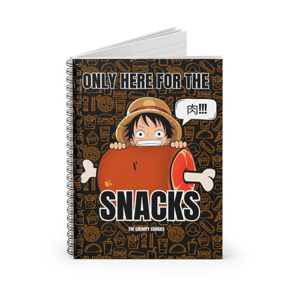 One Piece -  Snack Club Ruled Notebook