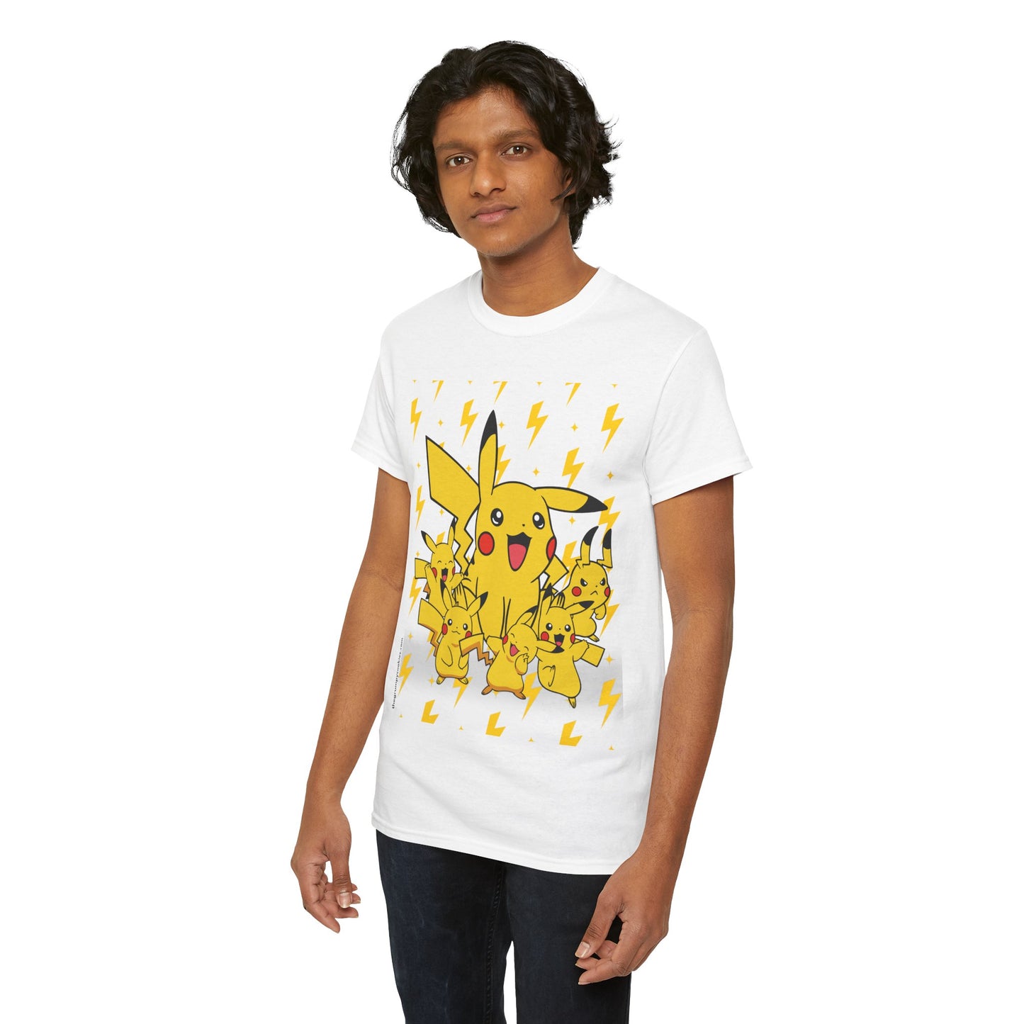 Pika Pika Pika Unisex Heavy Cotton Tee