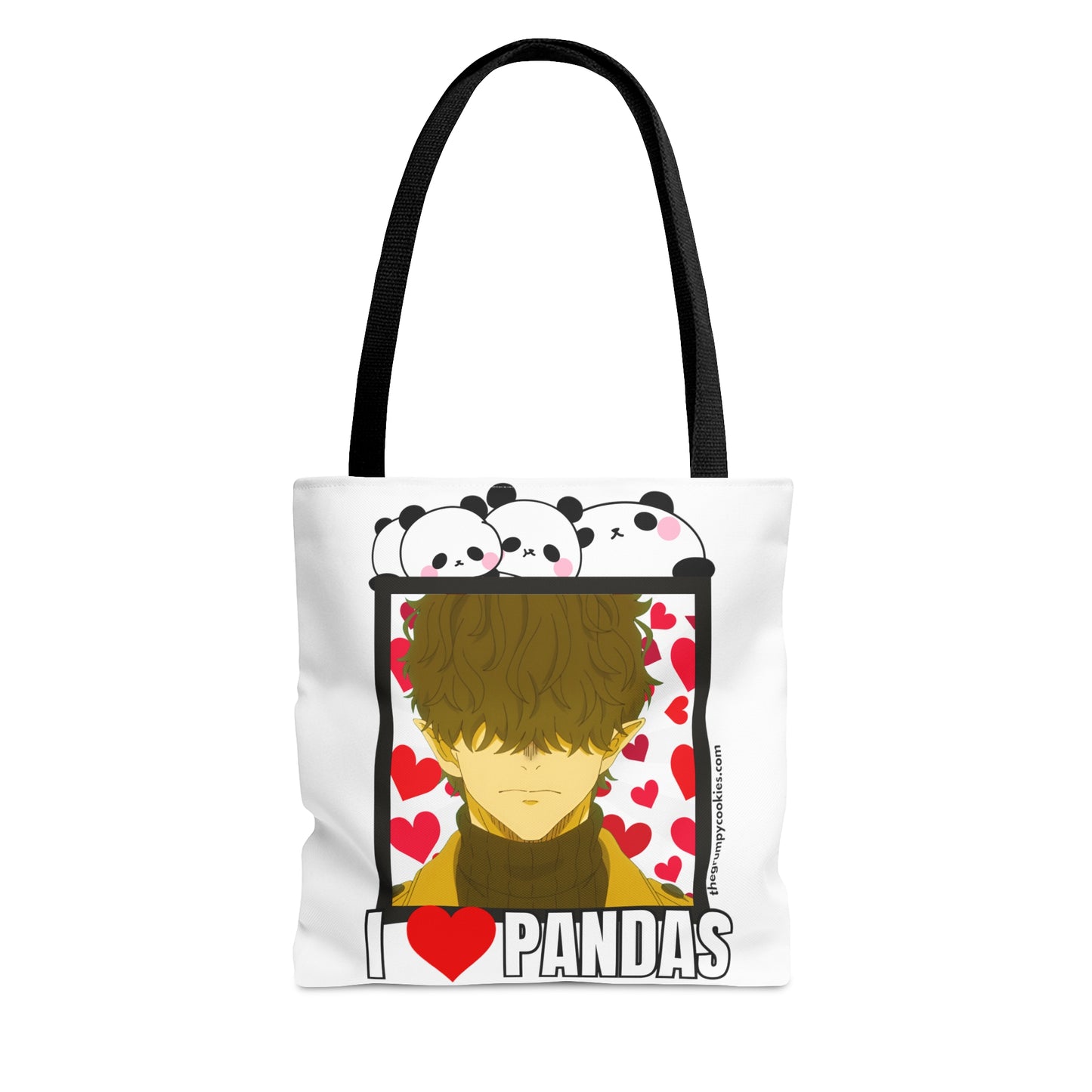 Mr Villian Loves Pandas Tote Bag