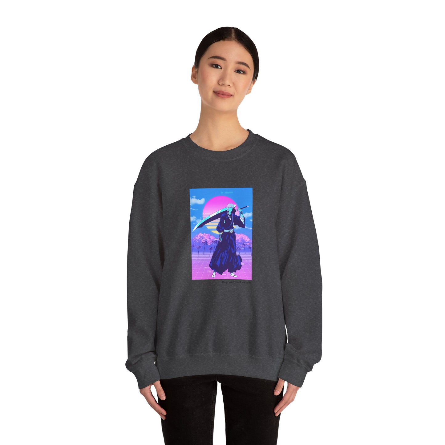 Vaporwave Ichigo Unisex Heavy Blend™ Crewneck Sweatshirt