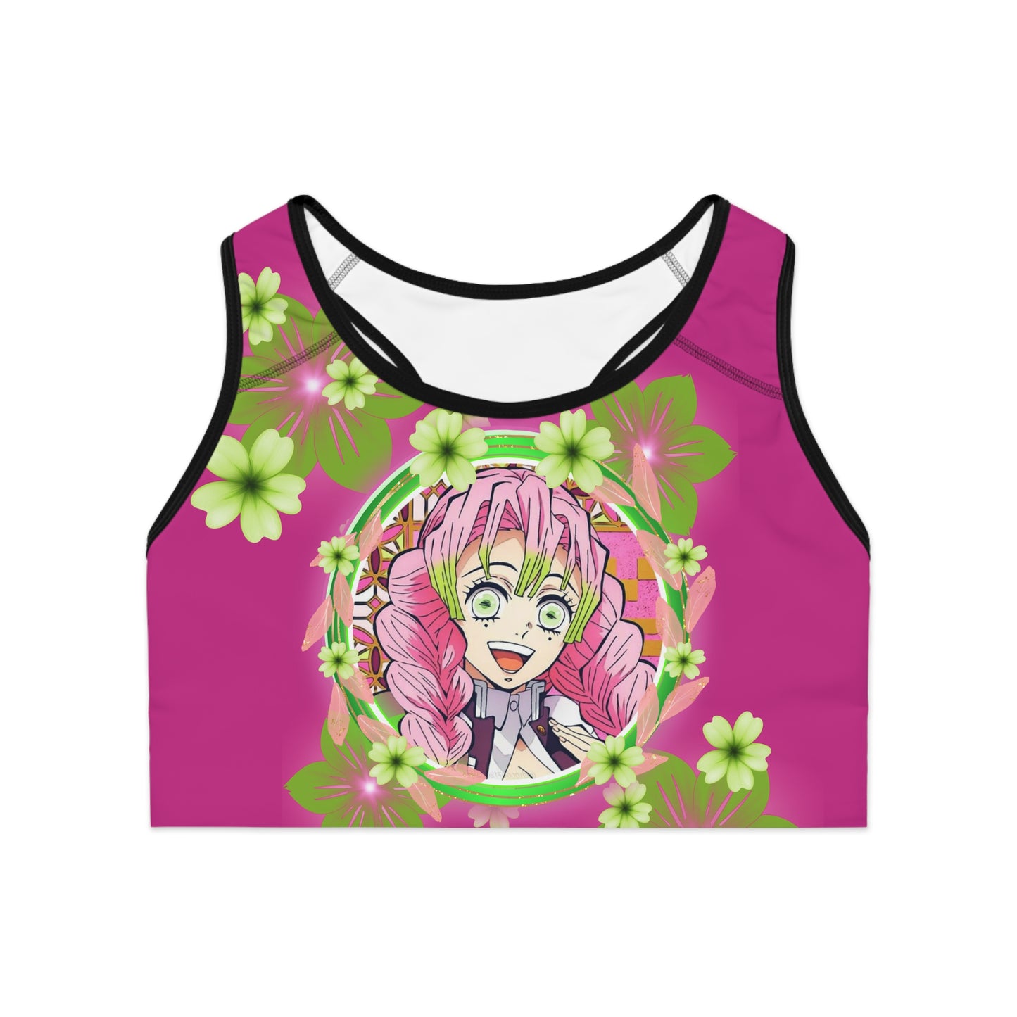 Demon Slayer - Love Me Hashira Mitsuri Sports Bra (AOP)