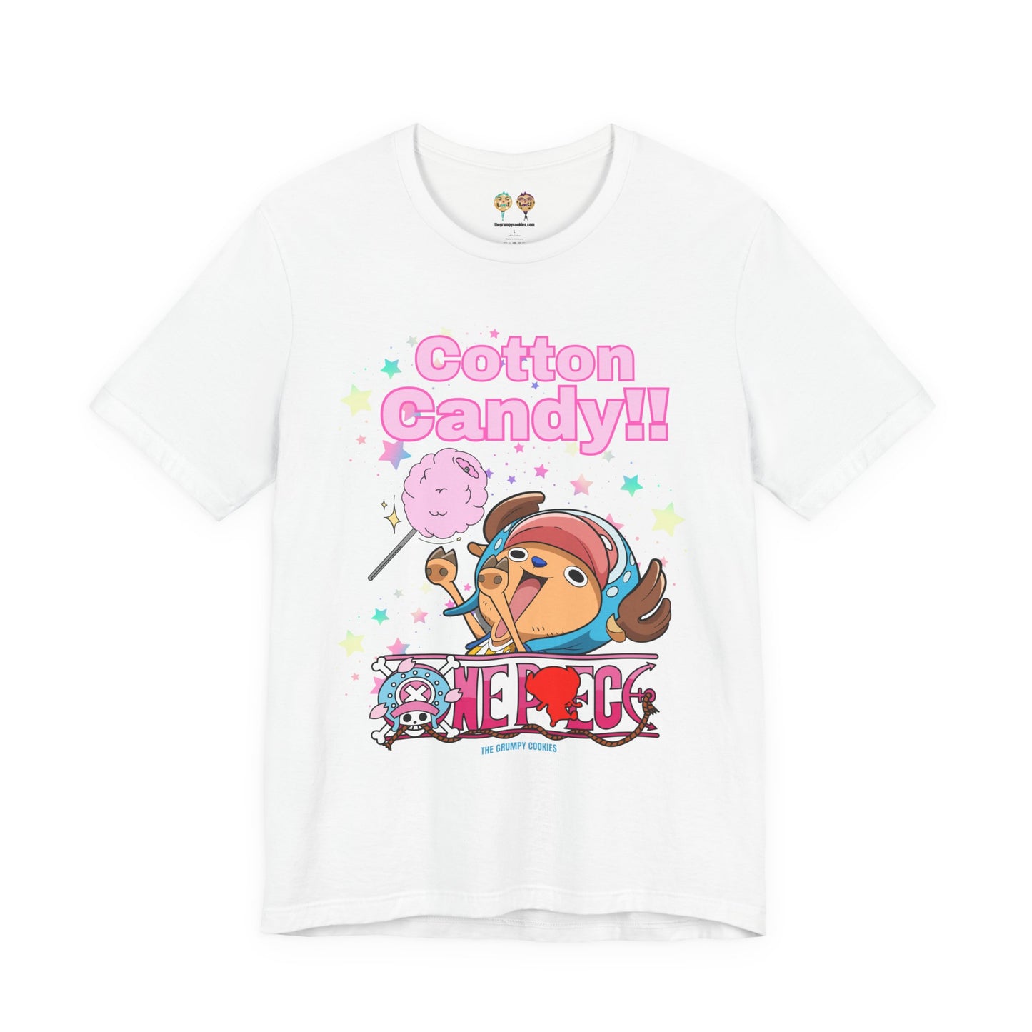 One Piece - Chopper Loves Cotton Candy Unisex Jersey Short Sleeve Tee