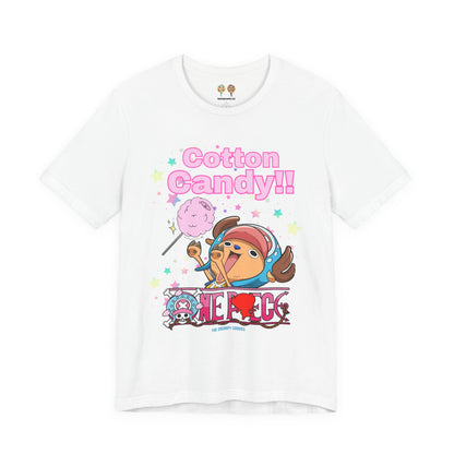 One Piece - Chopper Loves Cotton Candy Unisex Jersey Short Sleeve Tee