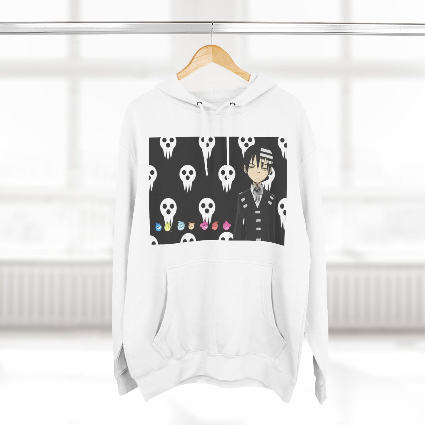 Soul Eater - Death The Kid Is Over It Graphic Fleece Hoodie