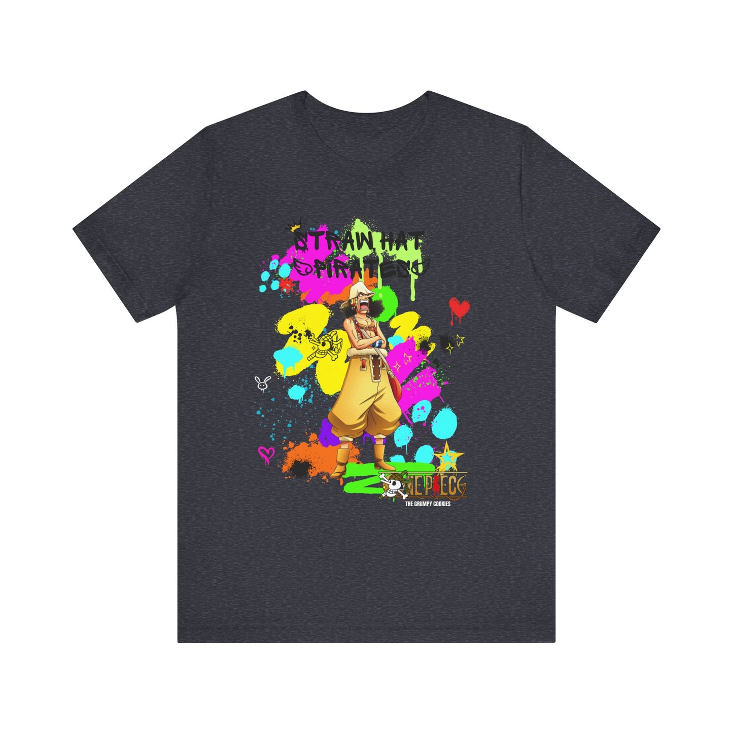 One Piece - Graffiti Usopp  Unisex Jersey Short Sleeve Tee