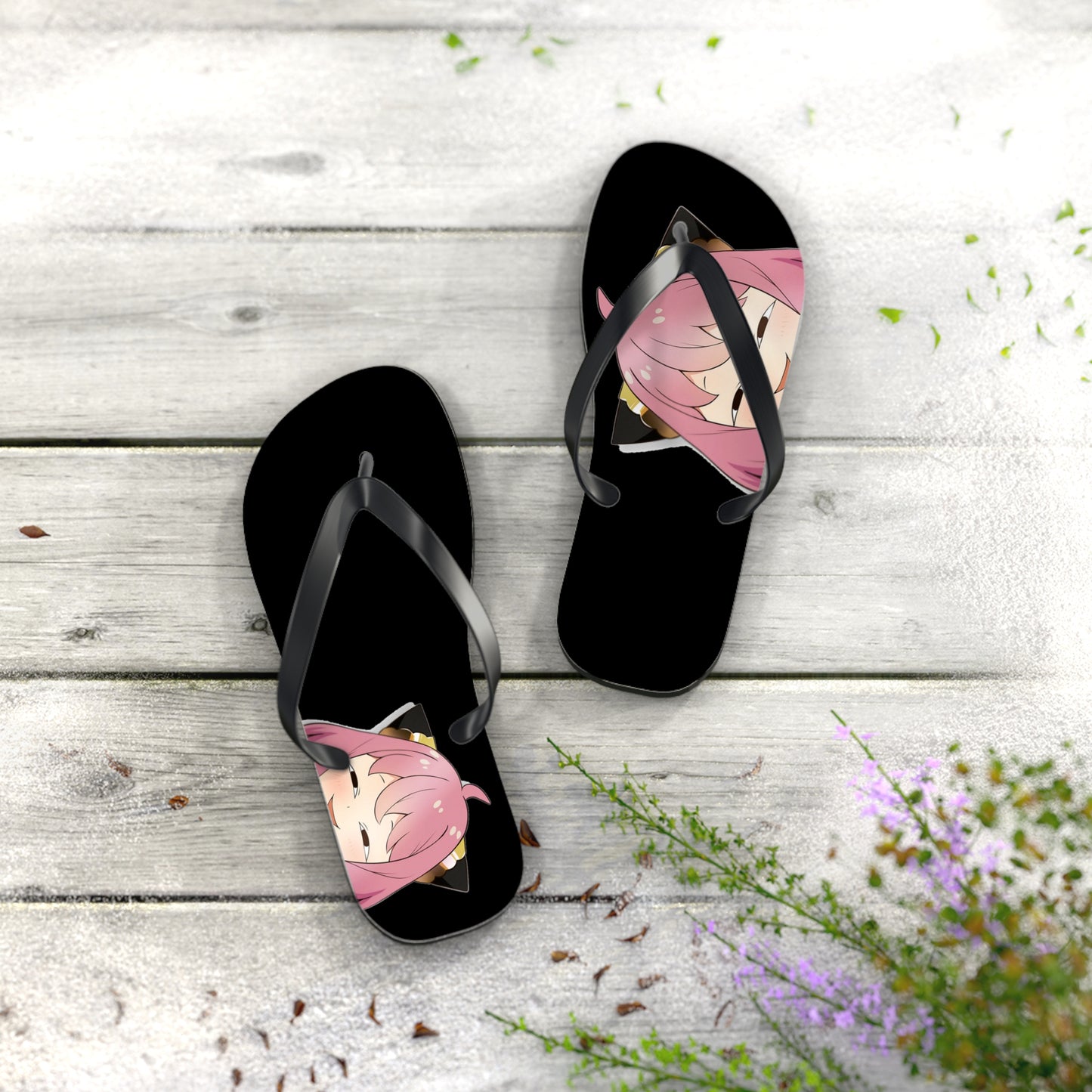 Up to Something Anya Forger Unisex Flip Flops