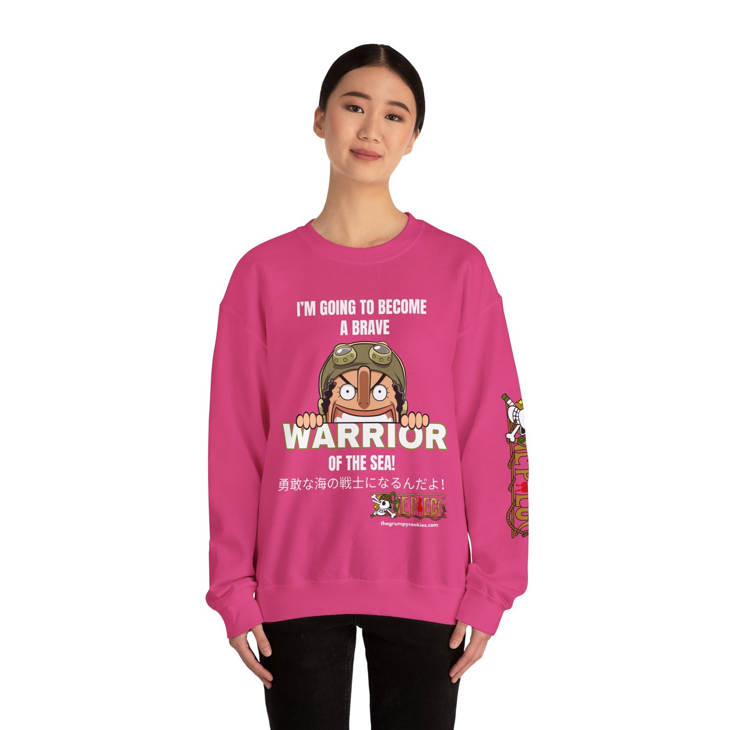 Brave Warrior of the Sea Unisex Heavy Blend™ Crewneck Sweatshirt