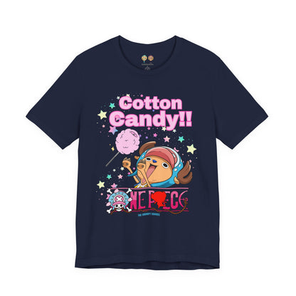 One Piece - Chopper Loves Cotton Candy Unisex Jersey Short Sleeve Tee