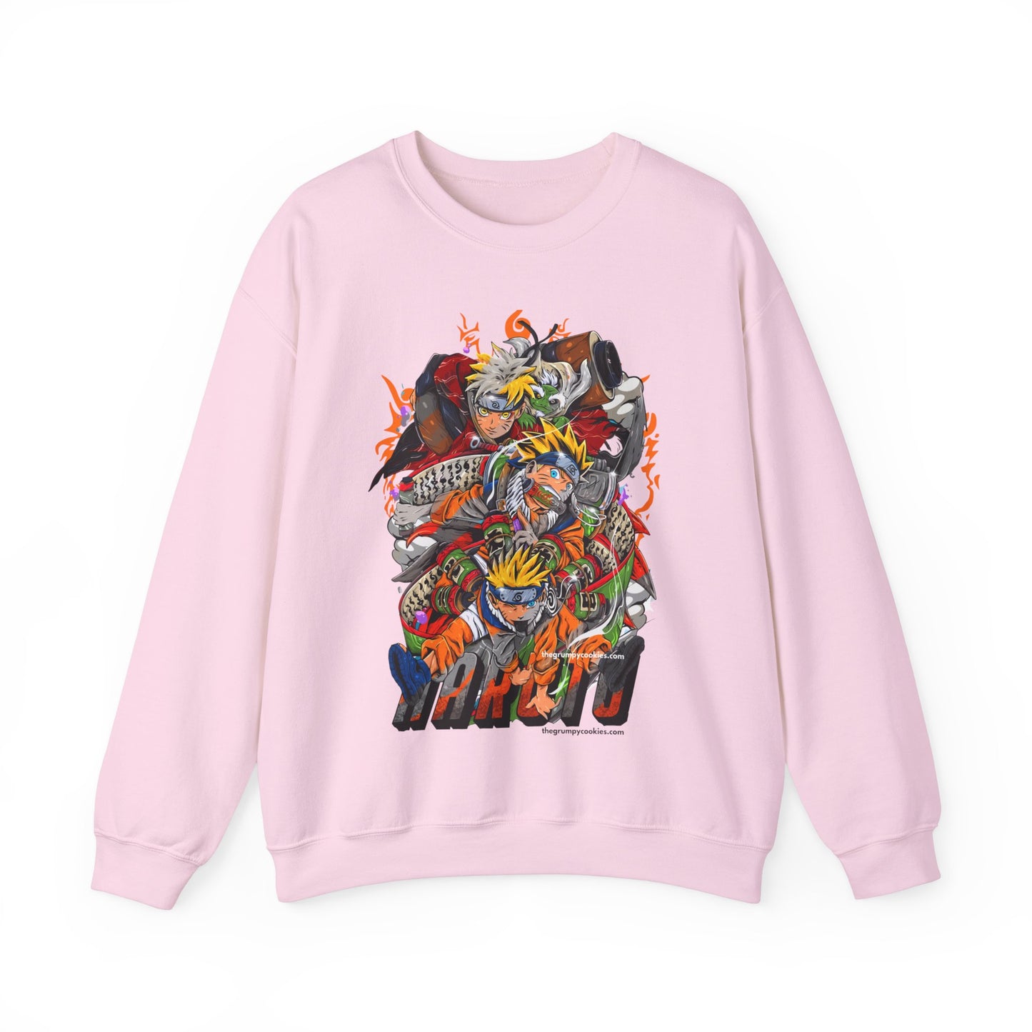 The many faces of Naruto Unisex Heavy Blend™ Crewneck Sweatshirt