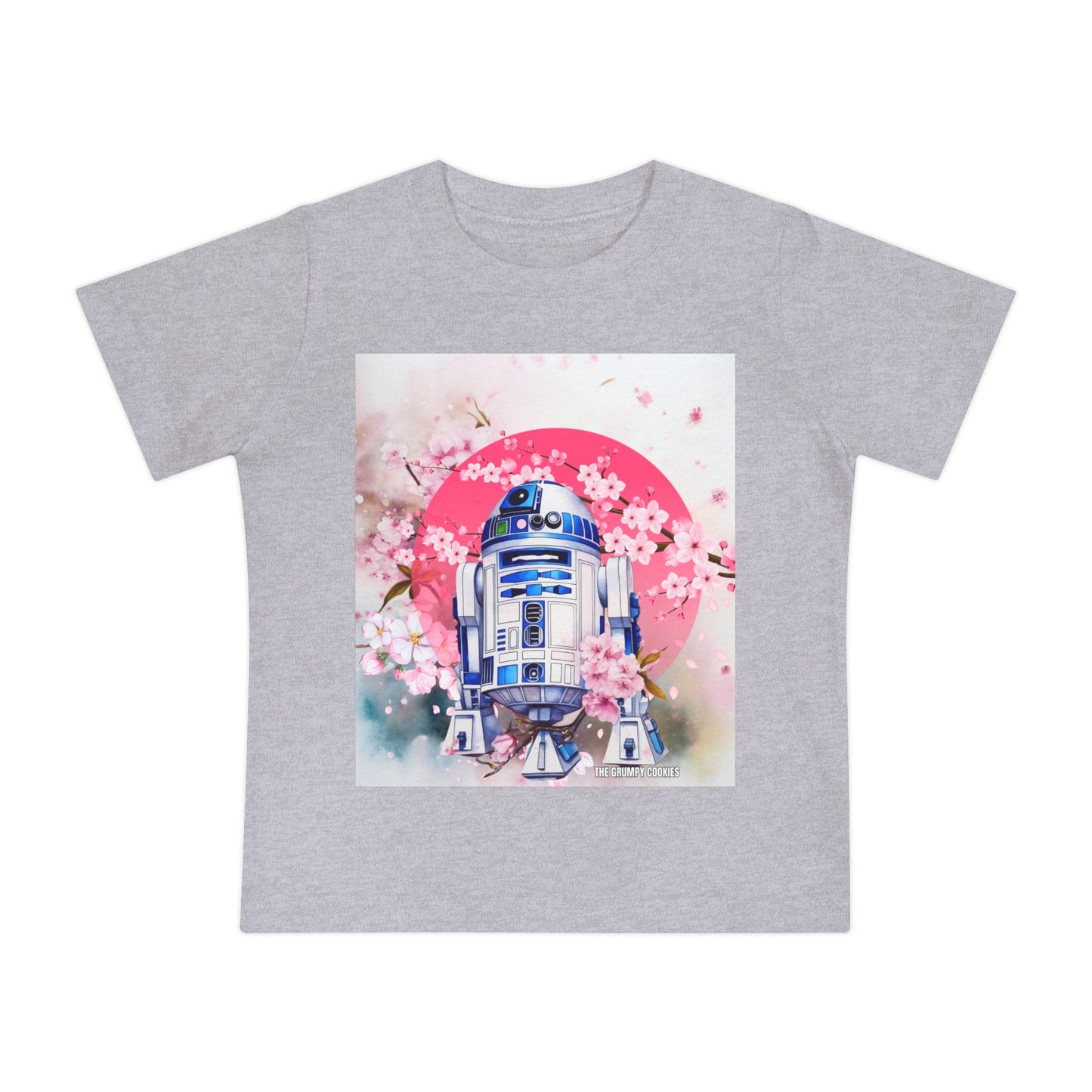 Star Wars - Cherry Blossom R2D2 Baby Short Sleeve T-Shirt