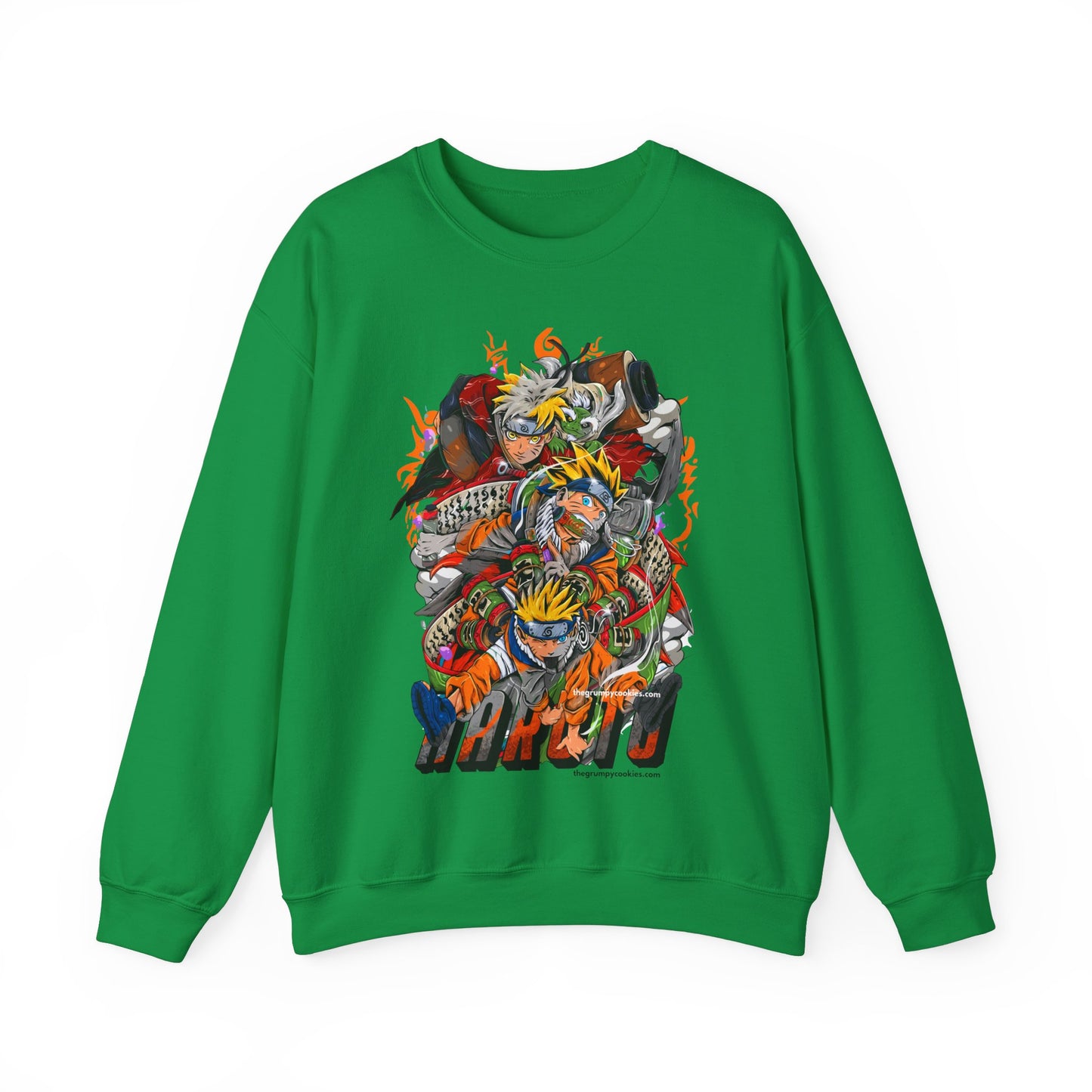 The many faces of Naruto Unisex Heavy Blend™ Crewneck Sweatshirt