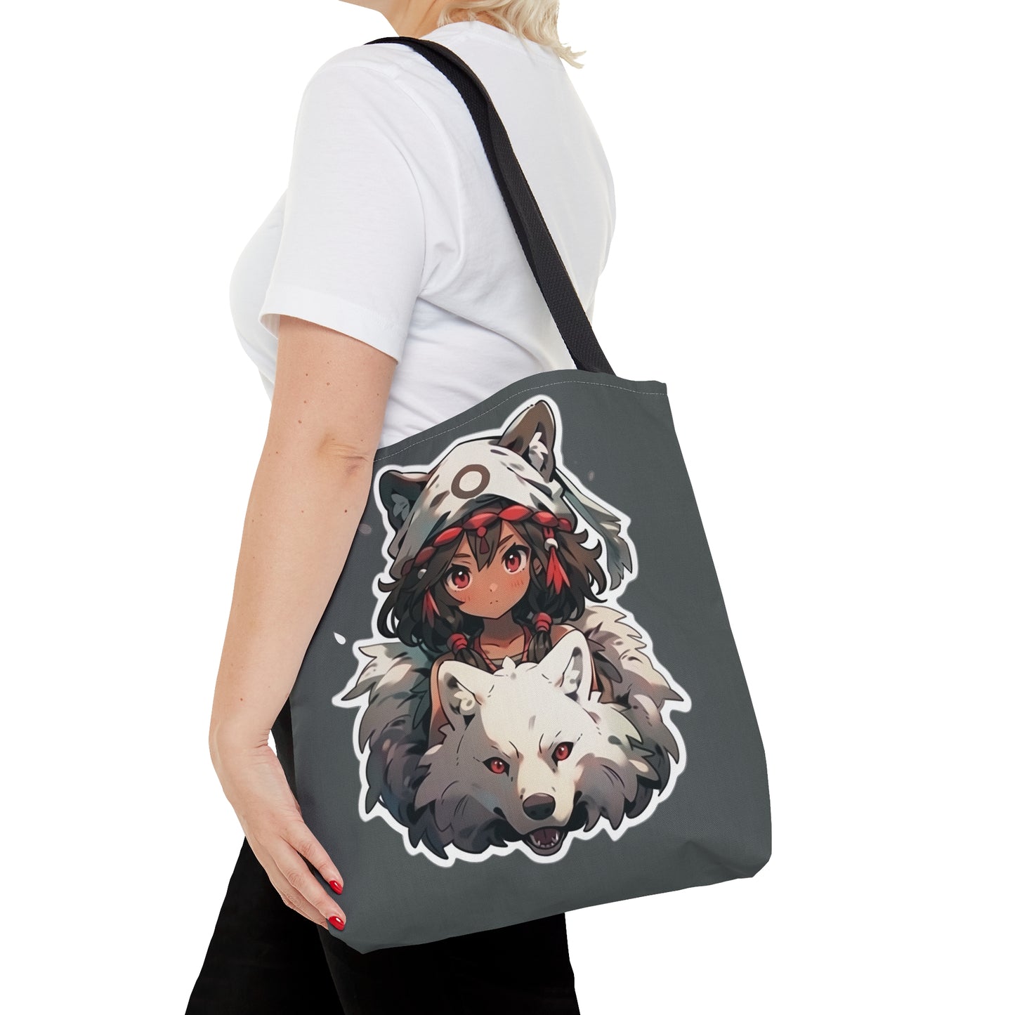 Princess Mononoke Grey Tote Bag