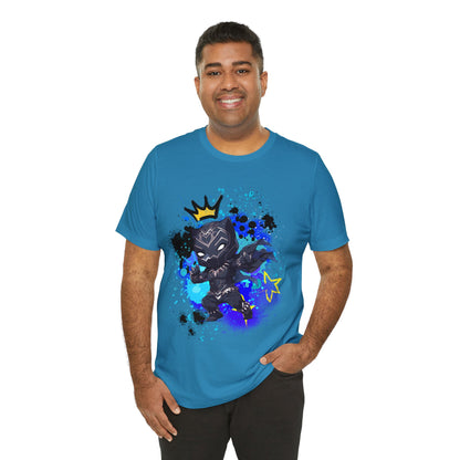 Black Panther Jersey Short Sleeve Tee