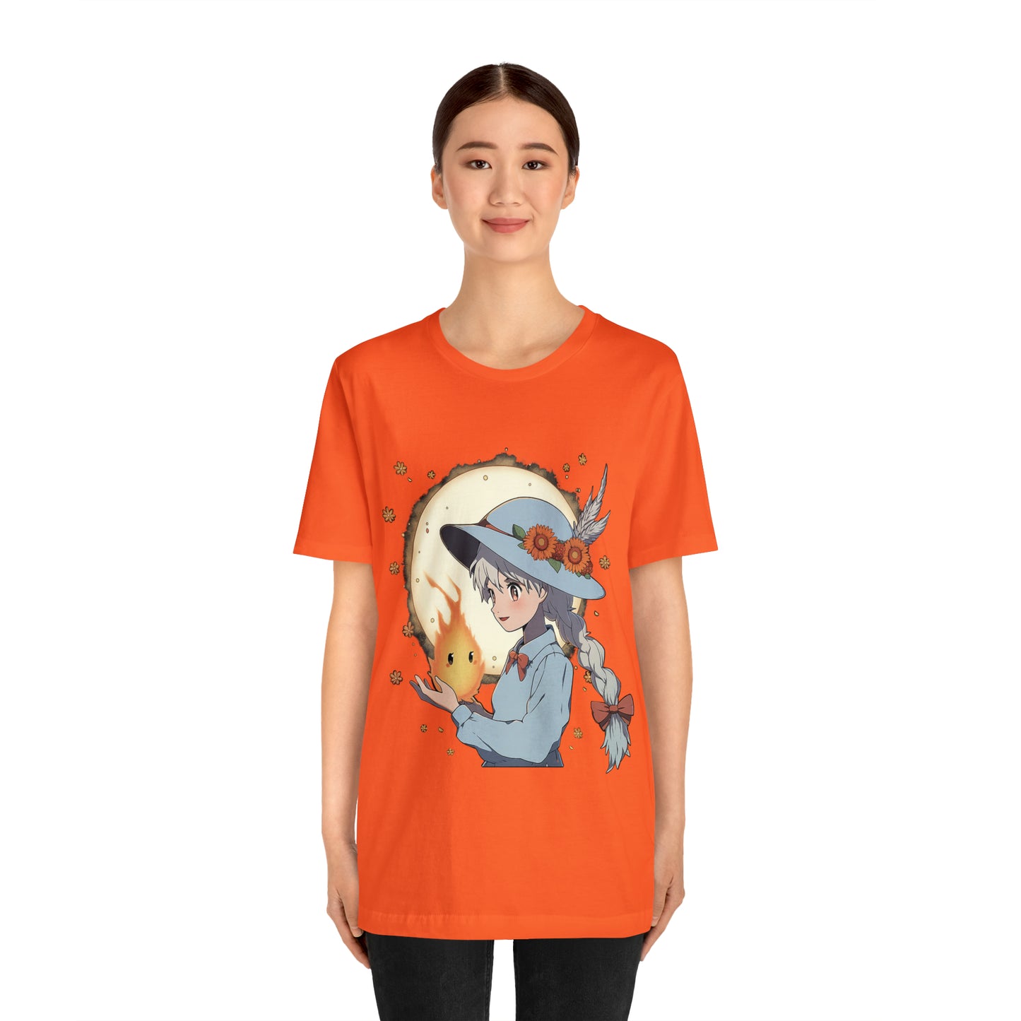 Howl's Moving Castle Jersey Short Sleeve Tee