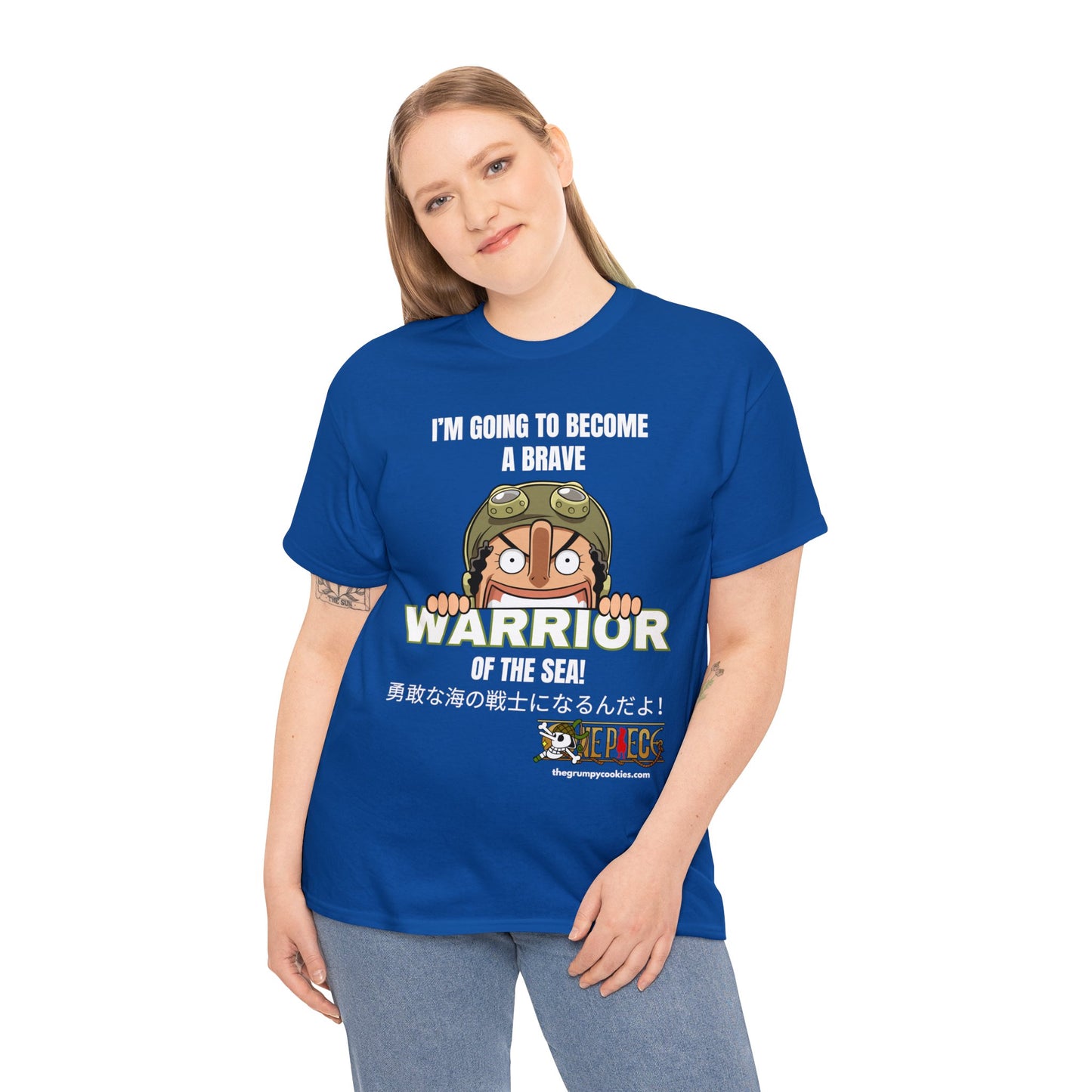 Brave Warrior of the Sea Unisex Heavy Cotton Tee