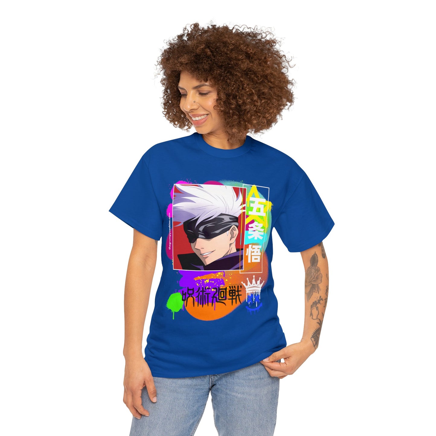 Gojo's Side Smile Unisex Heavy Cotton Tee