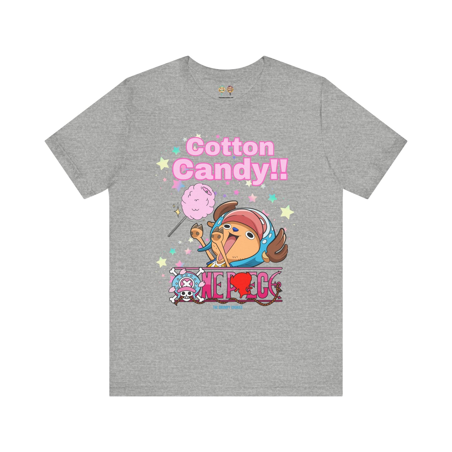 One Piece - Chopper Loves Cotton Candy Unisex Jersey Short Sleeve Tee